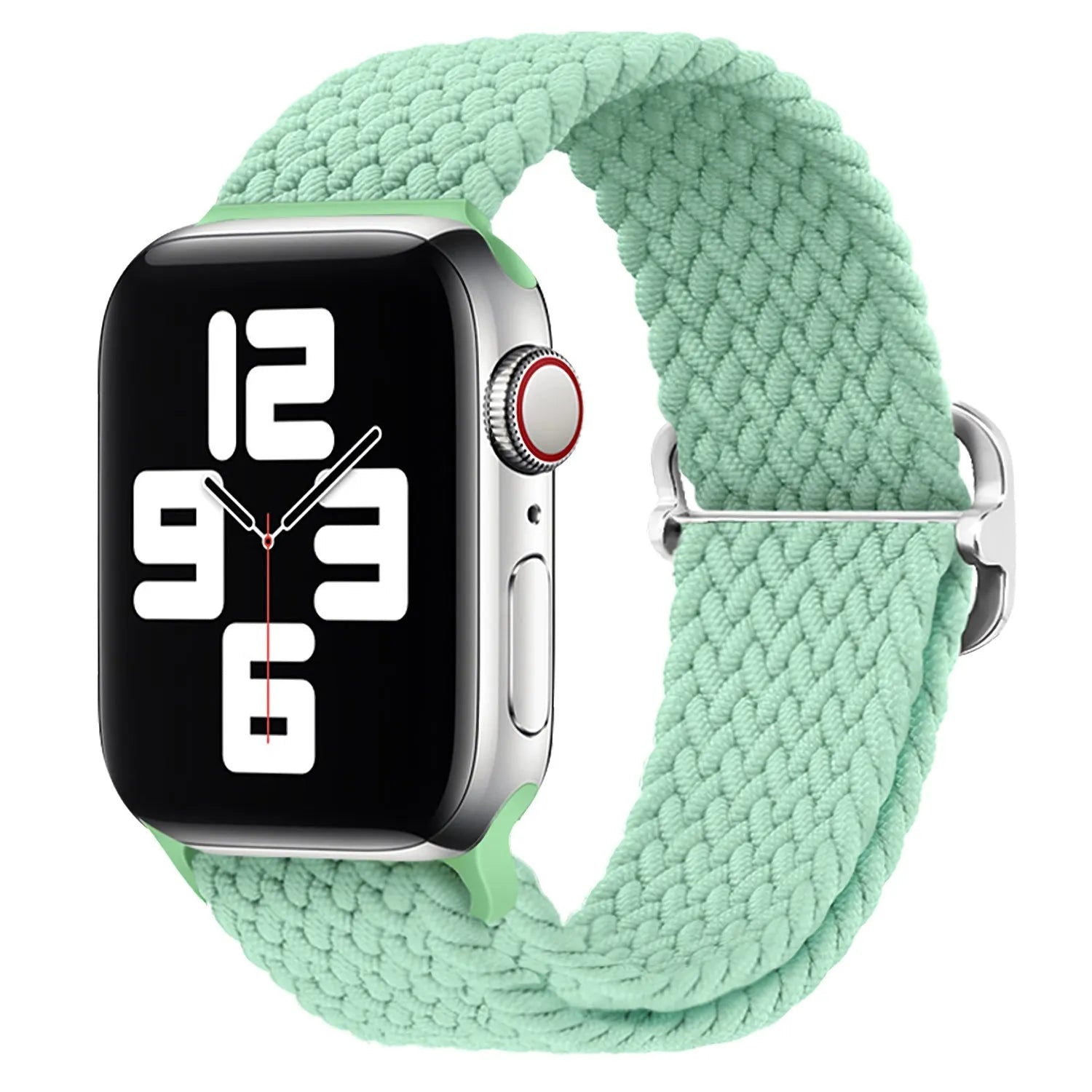 Adjustable Apple Watch Braided Loop#color_mint green