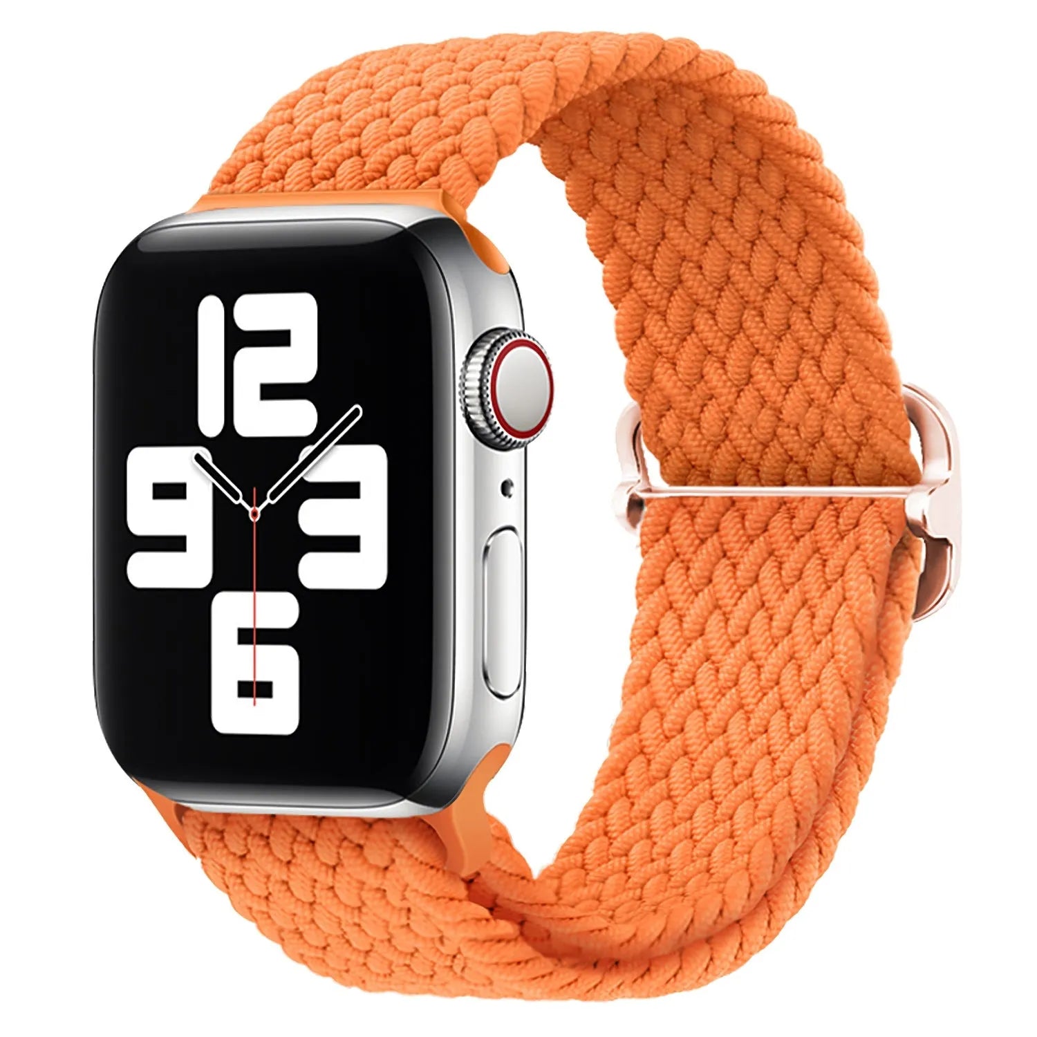 Adjustable Apple Watch Braided Loop#color_orange