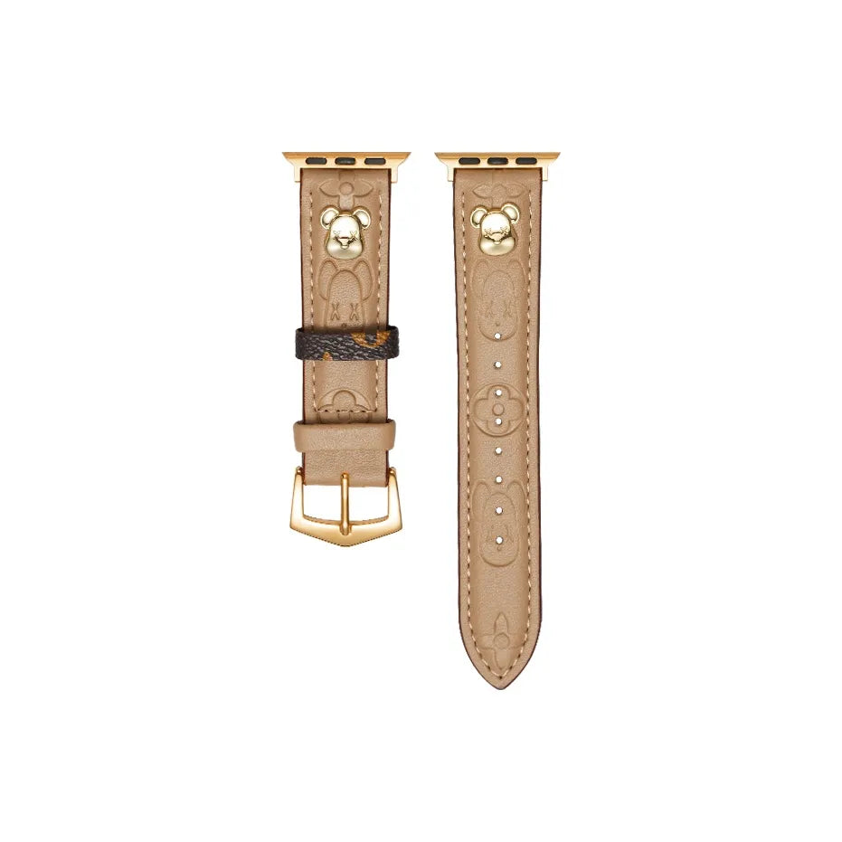 Apple Watch Leather Strap | Cute Bear