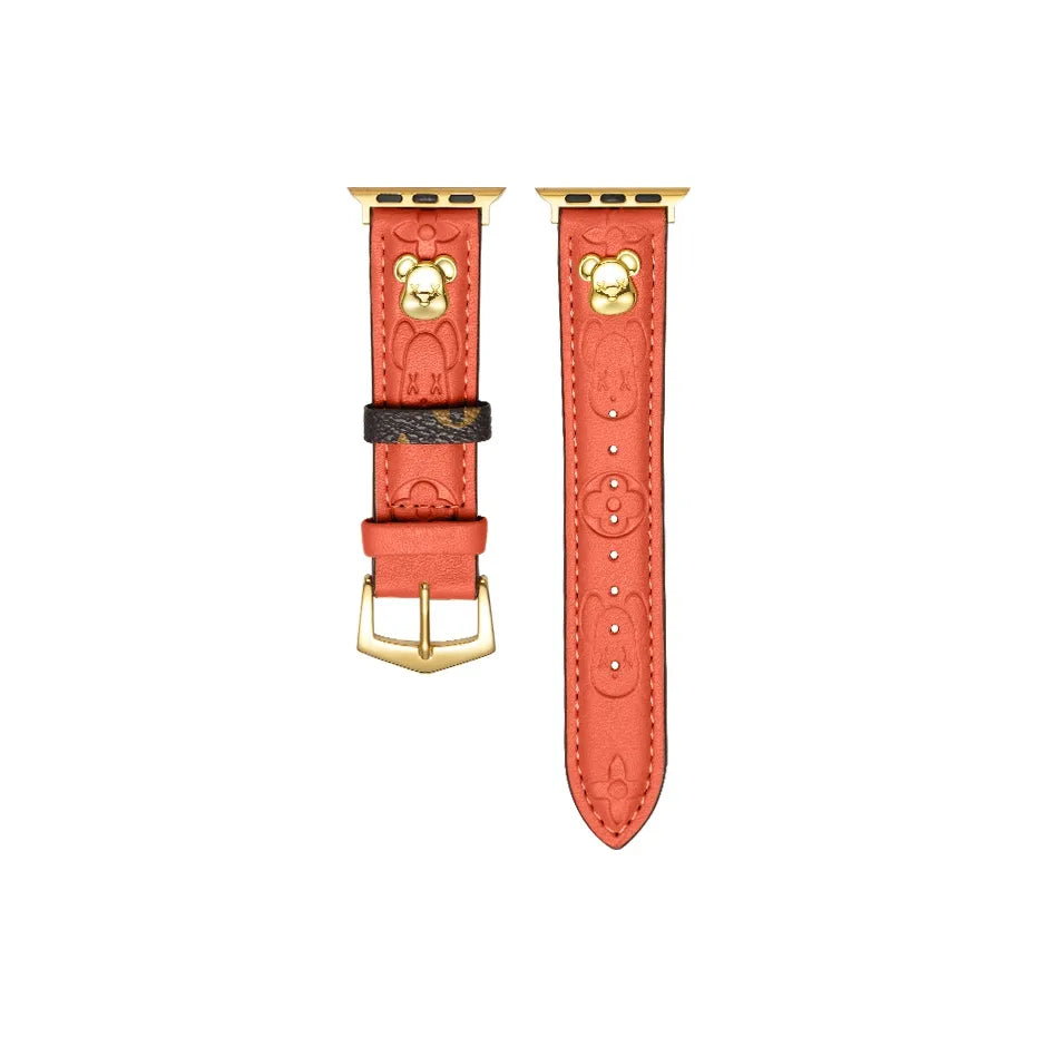 Apple Watch Leather Strap | Cute Bear