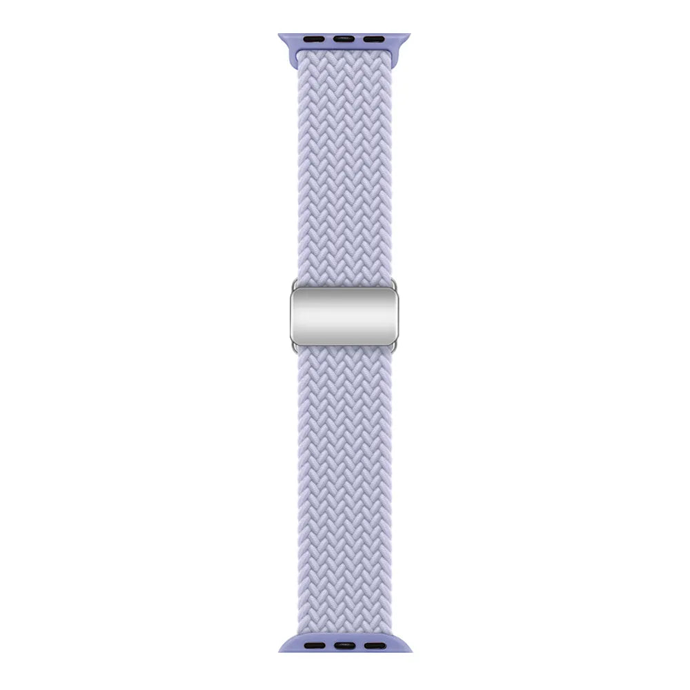 Apple Watch Magnetic Buckle Braided Loop#color_cloud mauve