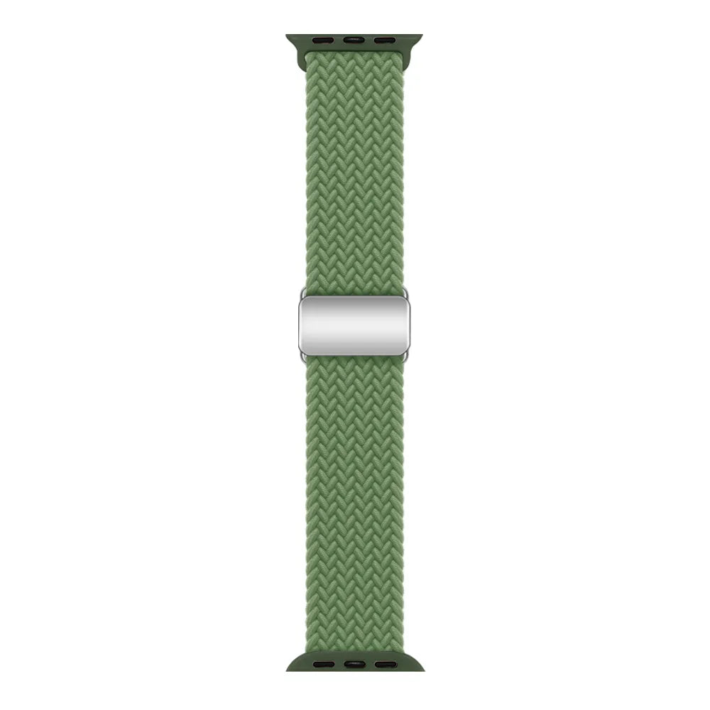 Apple Watch Magnetic Buckle Braided Loop#color_clover