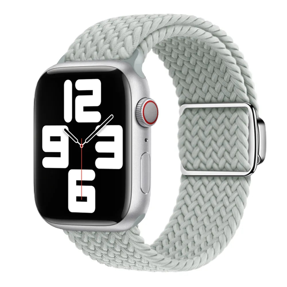Apple Watch Magnetic Buckle Braided Loop#color_gray