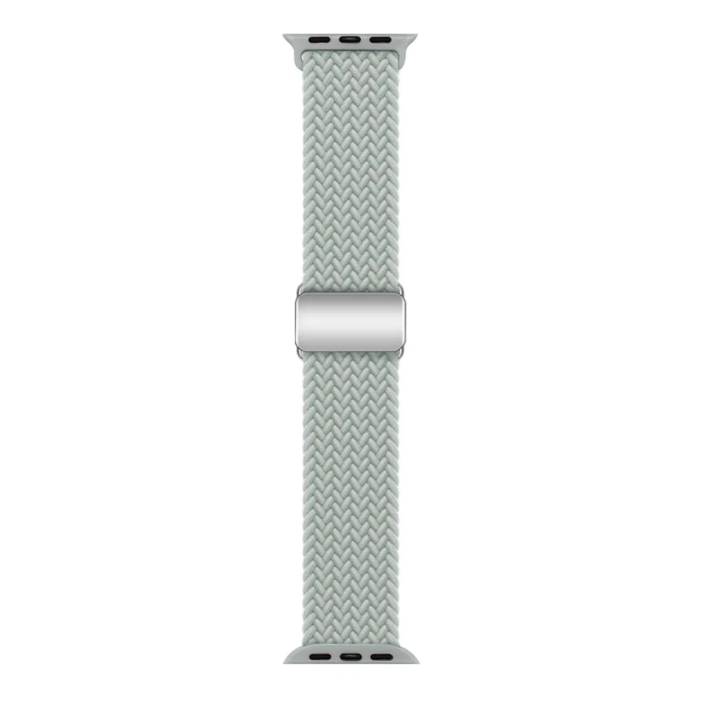 Apple Watch Magnetic Buckle Braided Loop#color_gray