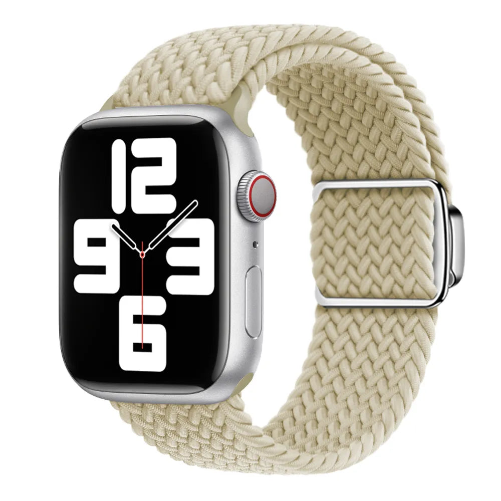 Apple Watch Magnetic Buckle Braided Loop#color_starlight