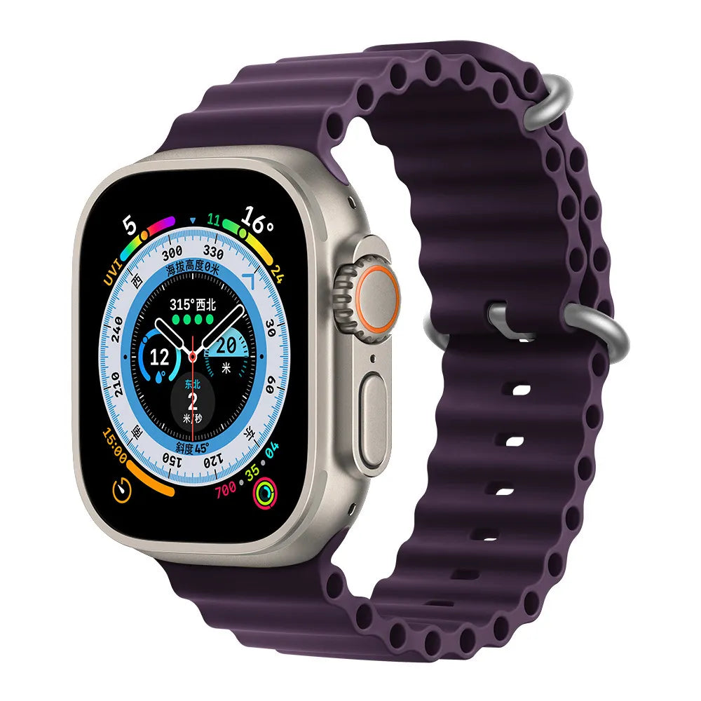 Apple Watch ocean band - berry