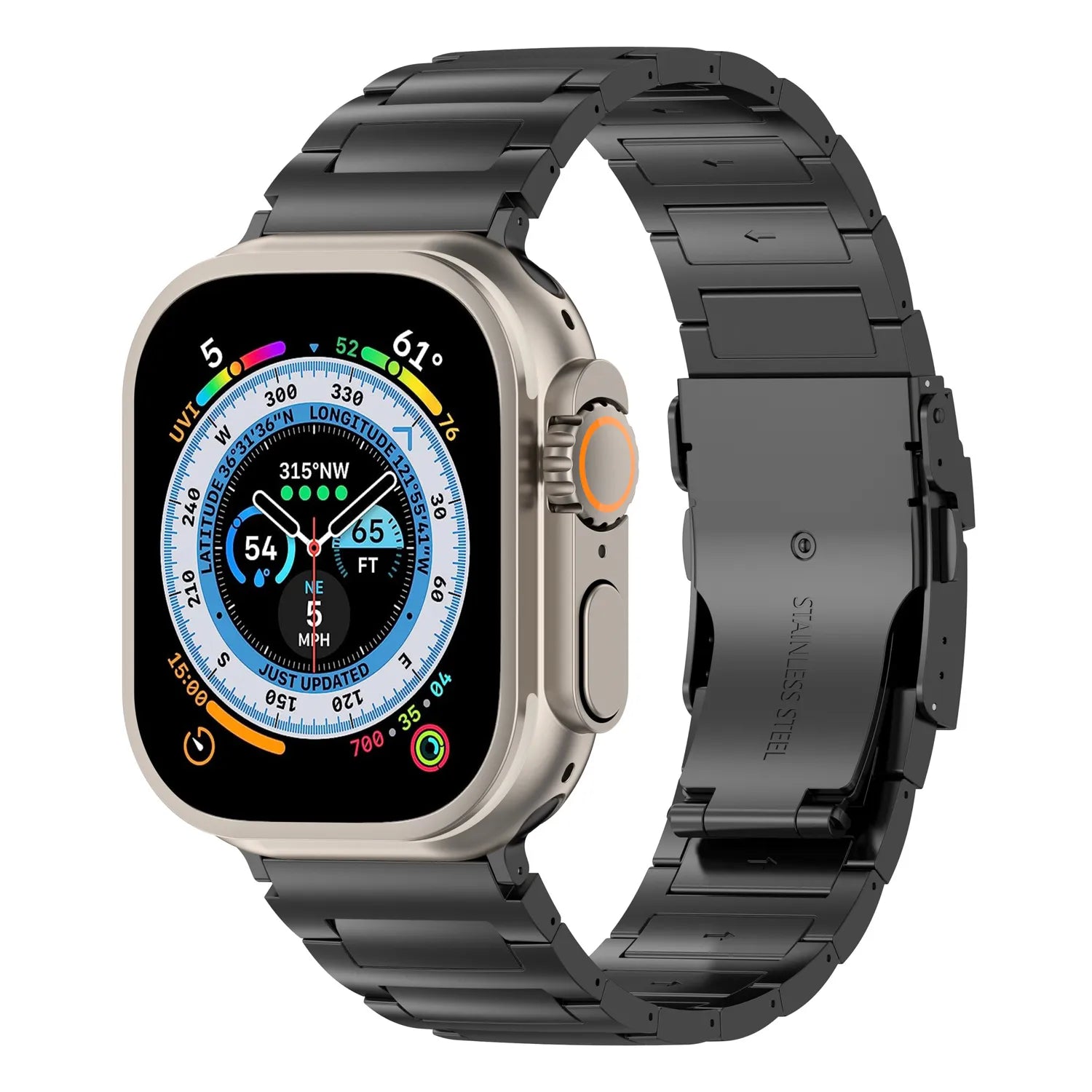 Apple Watch titanium band#color_black