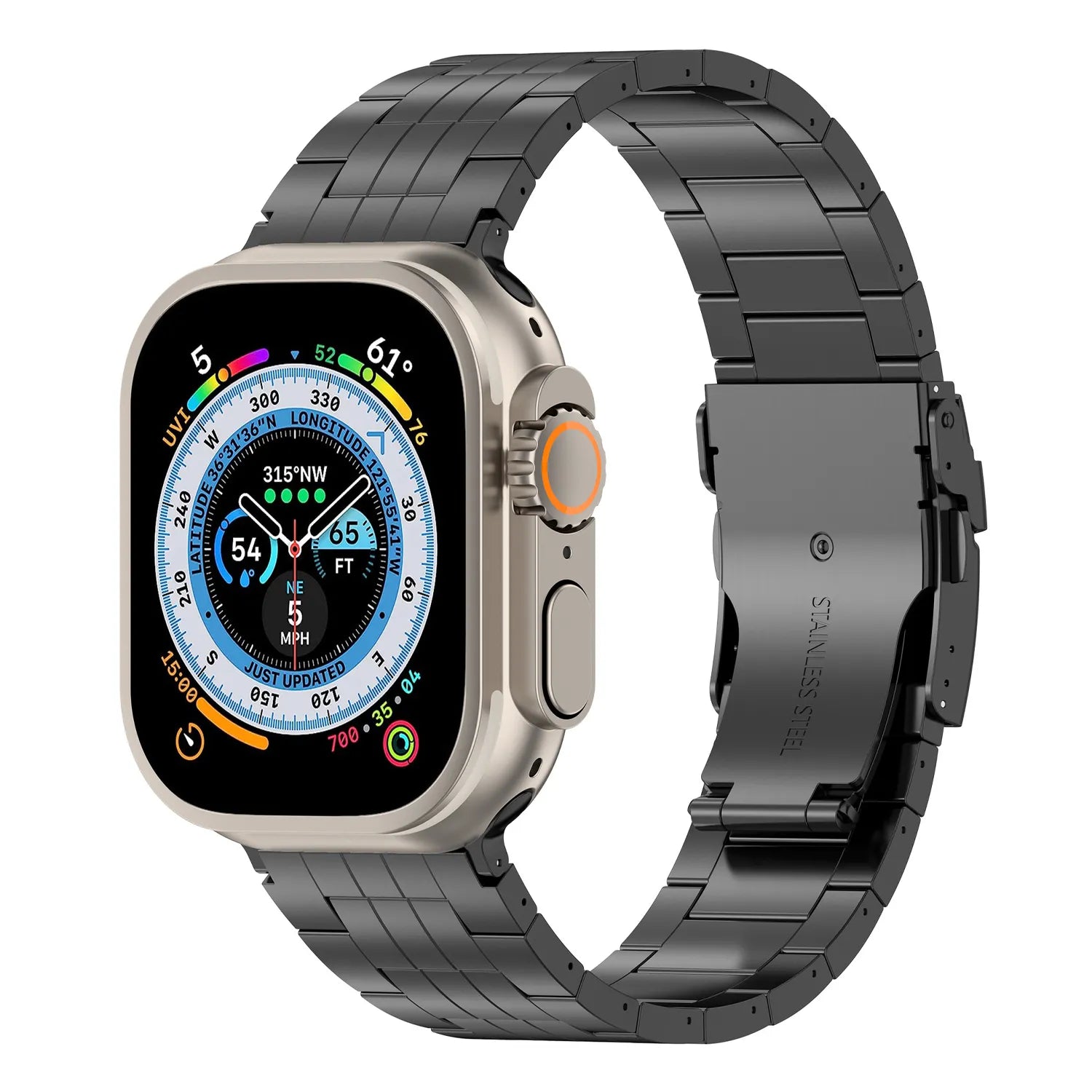 Apple Watch Ultra titanium band#color_black