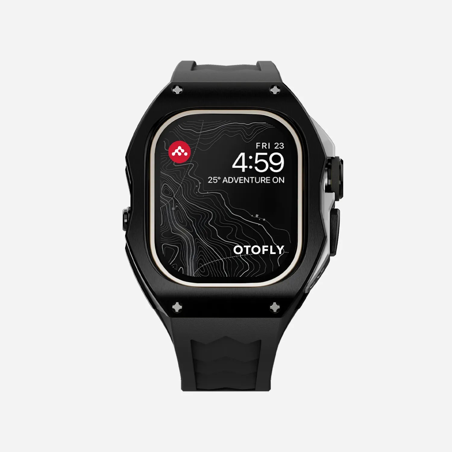 Apple Watch Ultraケース ブラックチタン - CS
