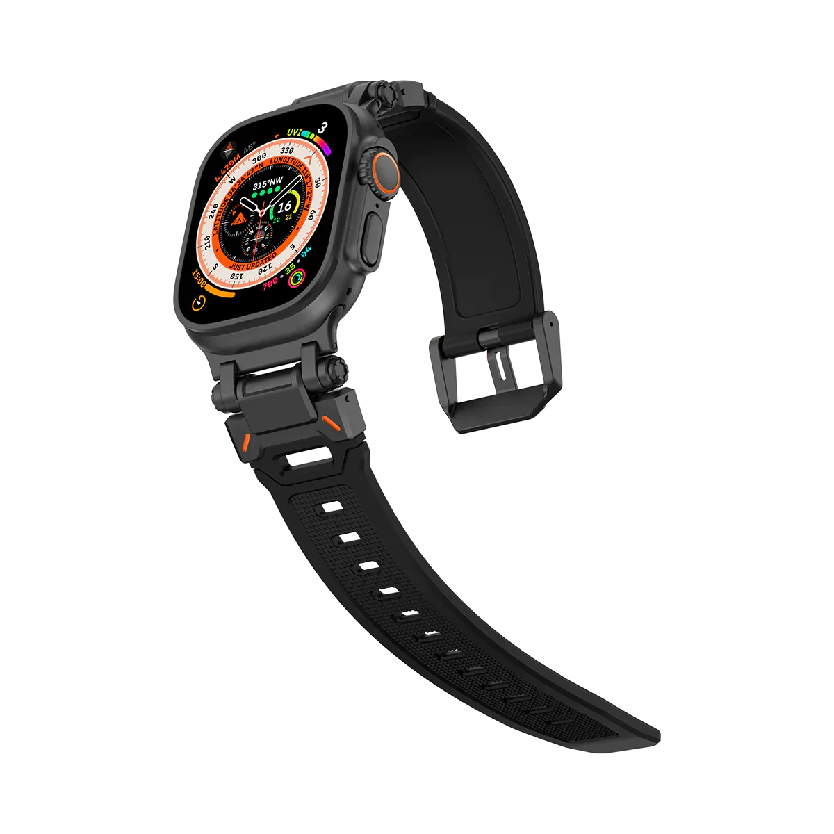 Apple Watch Ultra mech band#color_black black