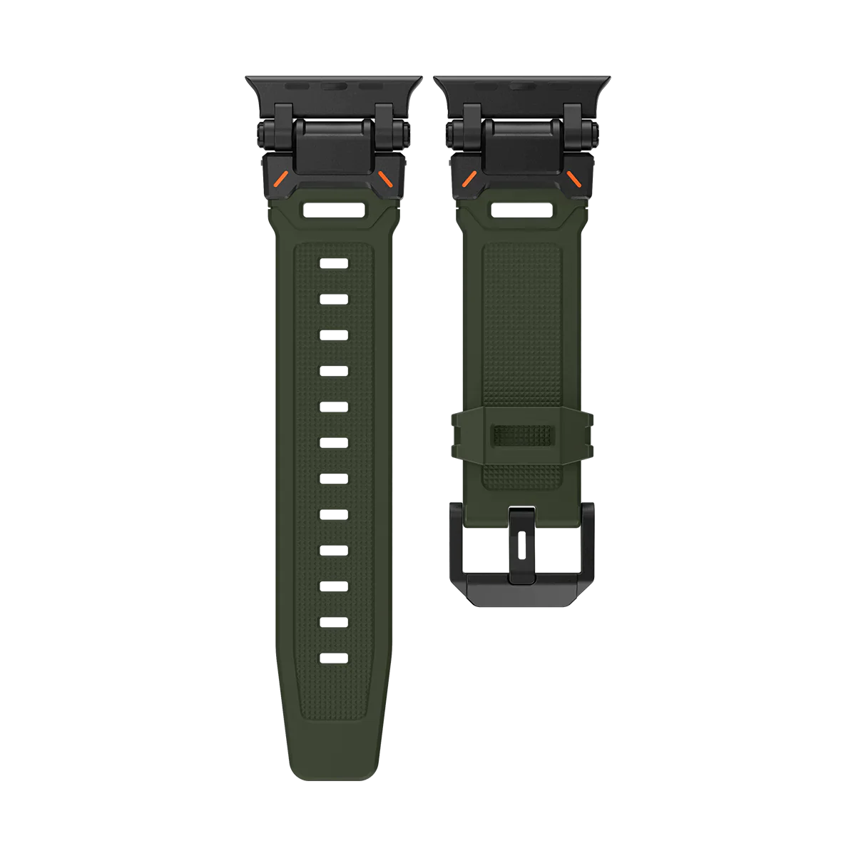 Apple Watch Ultra mech band#color_black green
