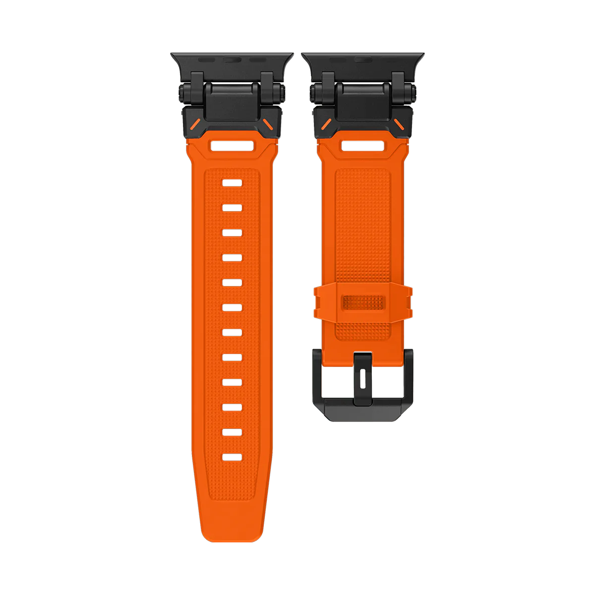 Apple Watch Ultra mech band#color_black orange