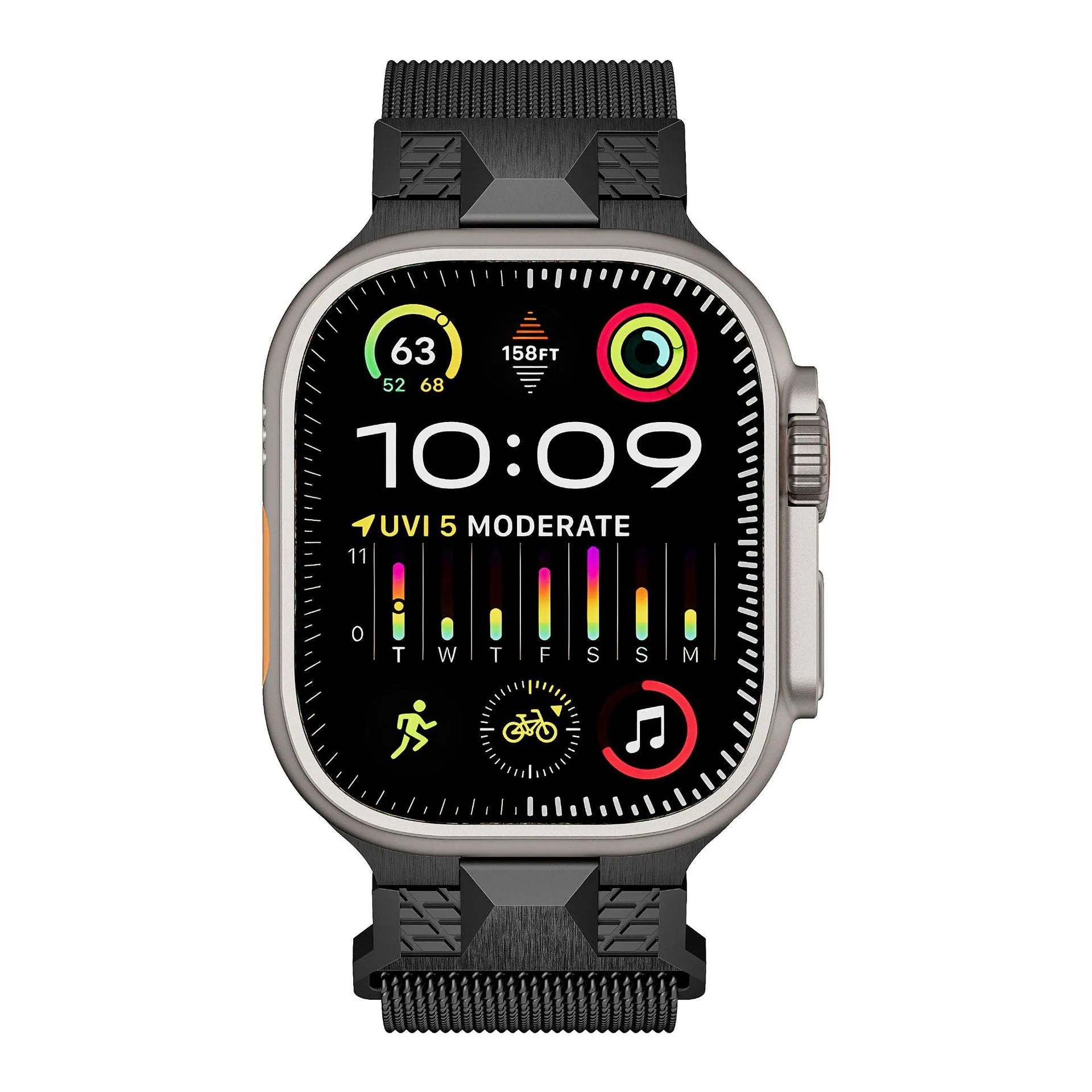 Apple Watch Ultra mech band#color_black