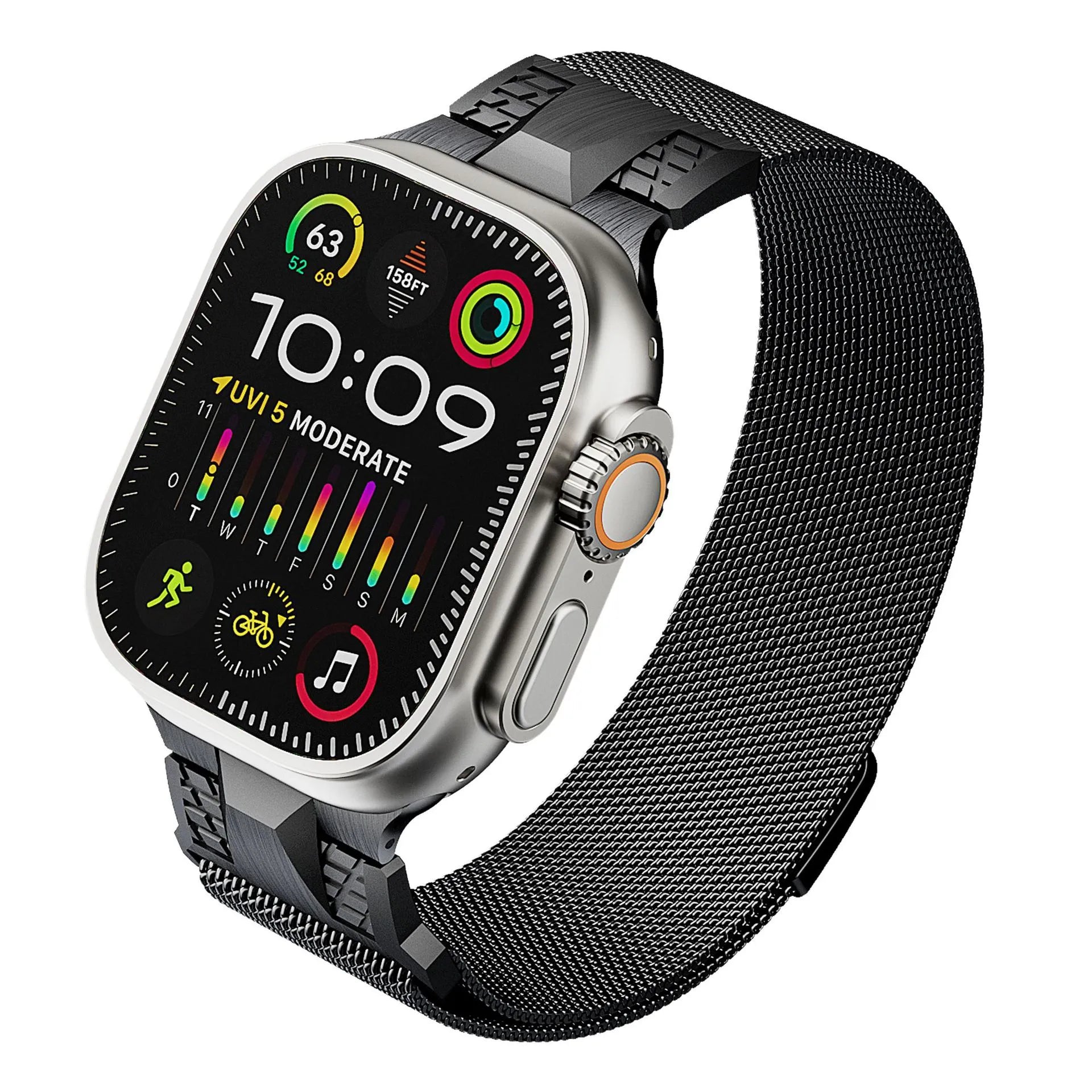 Apple Watch Ultra mech band#color_graphite