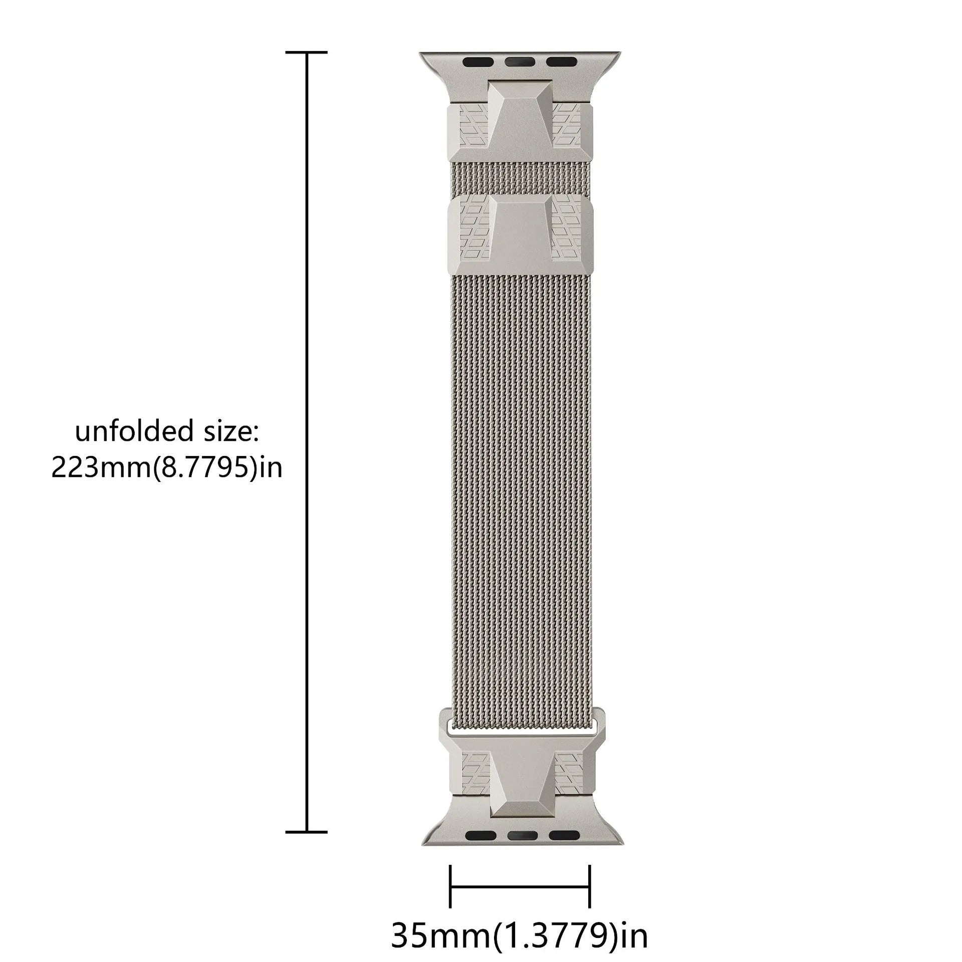 Apple Watch Ultra mech band#color_titanium