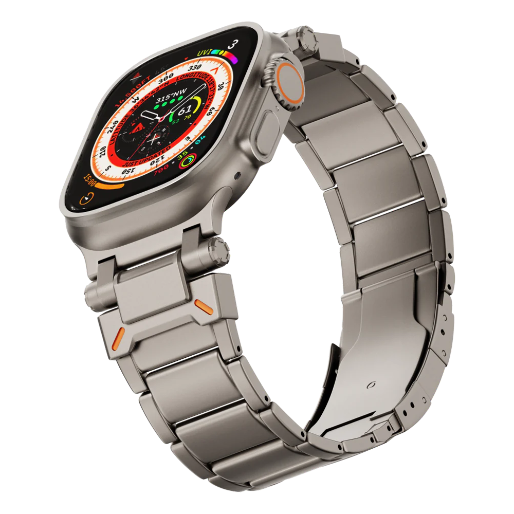 Apple Watch Ultra mech band#color_titanium