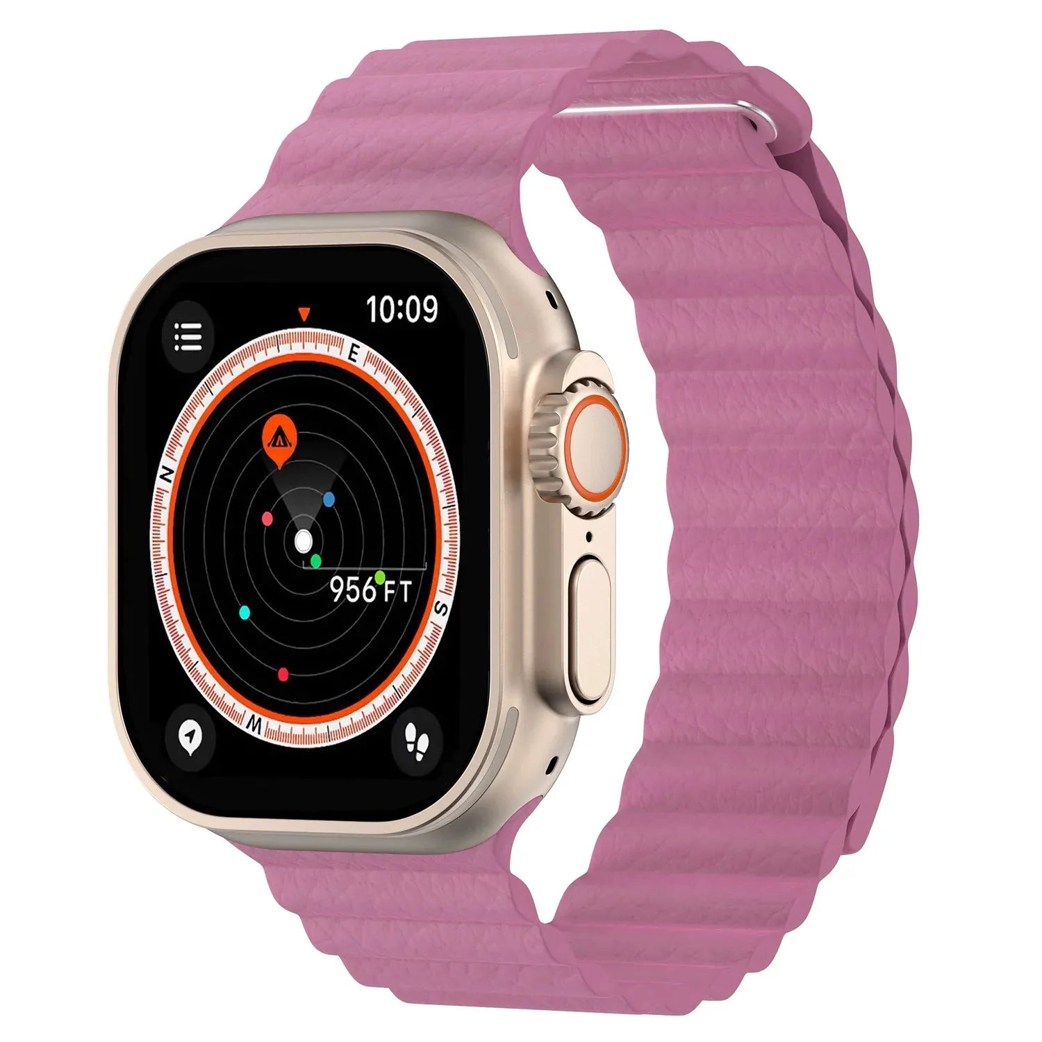 Apple Watch magnetic leather loop#color_lilac purple
