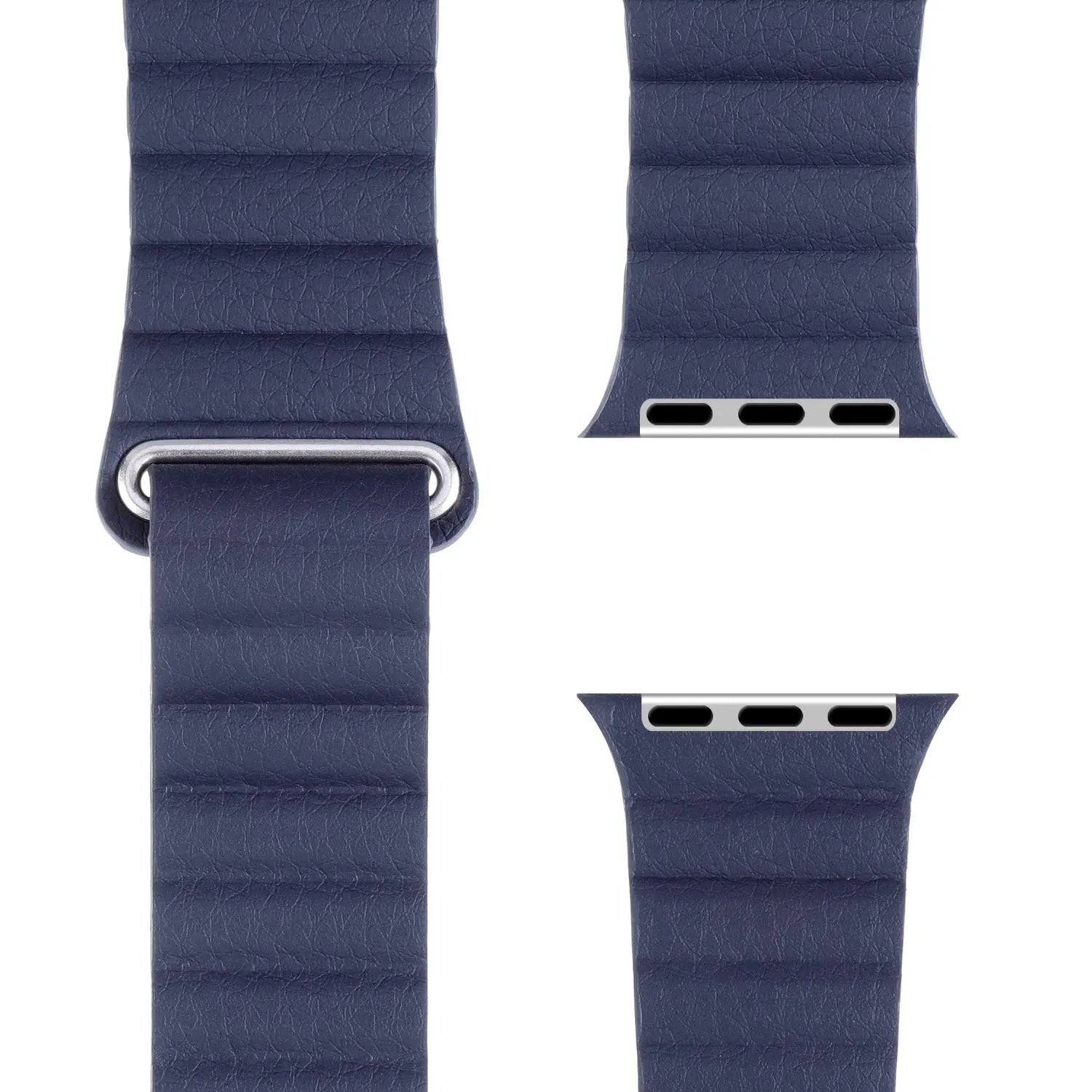 Apple Watch magnetic leather loop#color_midnight blue