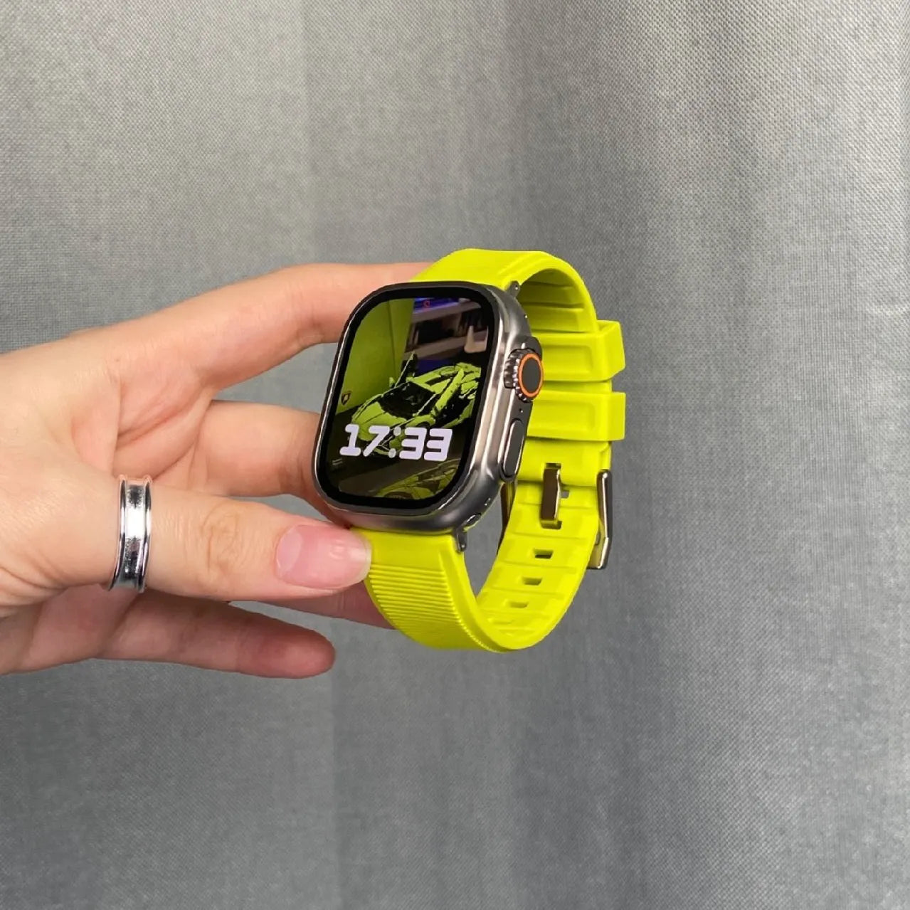 Apple Watch rugged band#color_fluorescent green