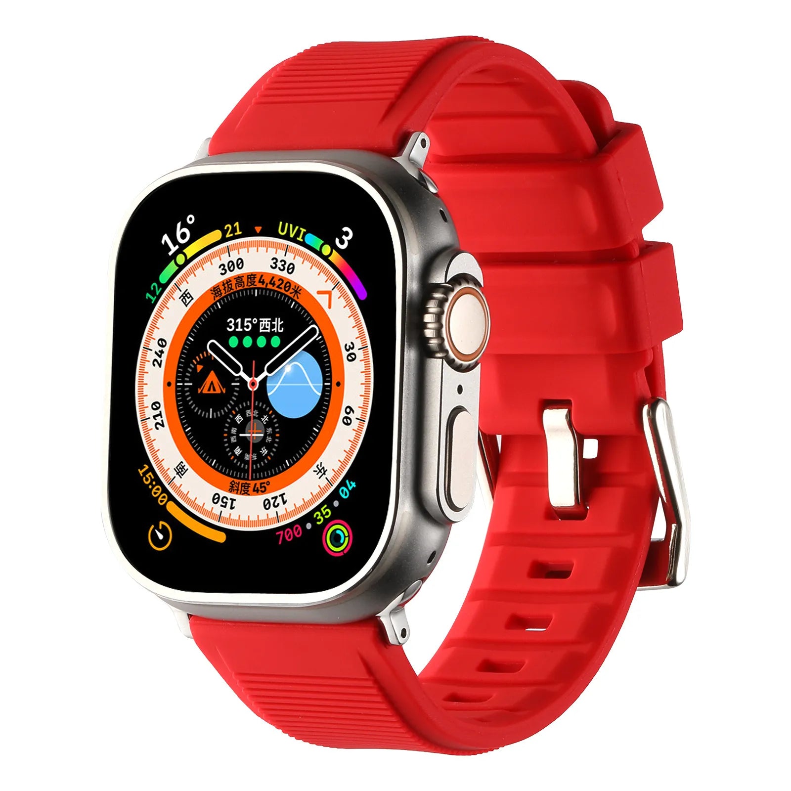 Apple Watch rugged band#color_red
