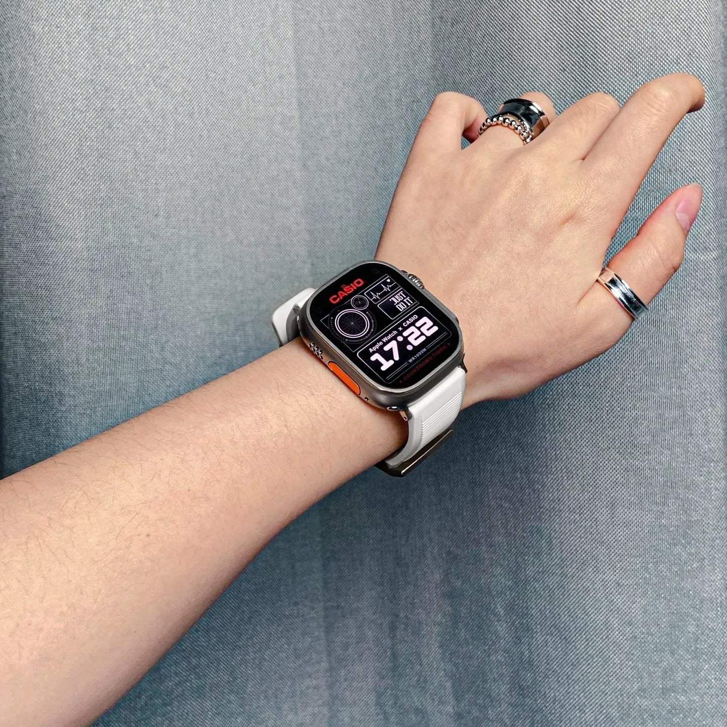 Apple Watch rugged band#color_white