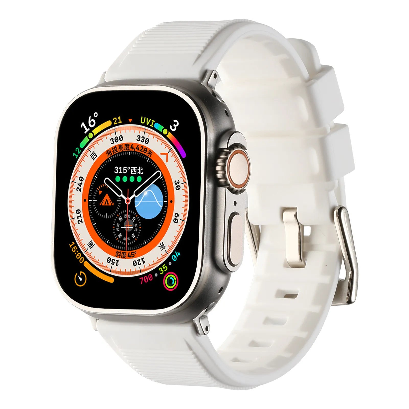 Apple Watch rugged band#color_white