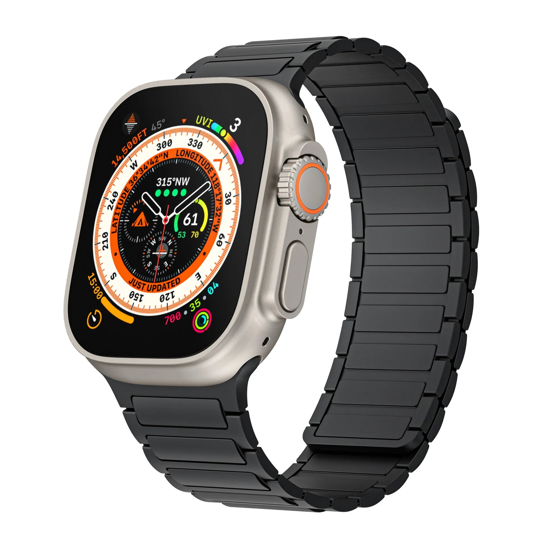 Apple Watch Magnetic Silicone Band#color_black
