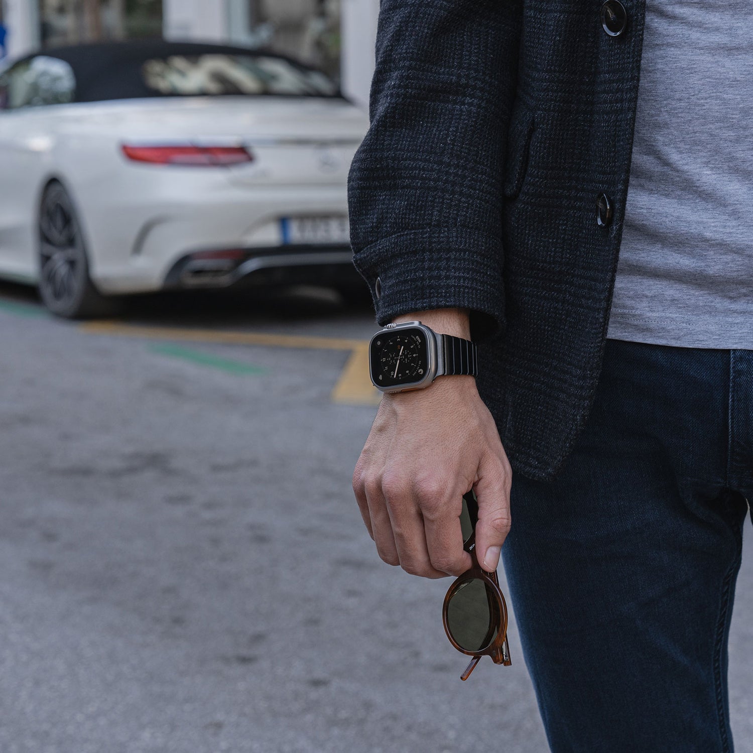 Apple Watch steel band#color_black