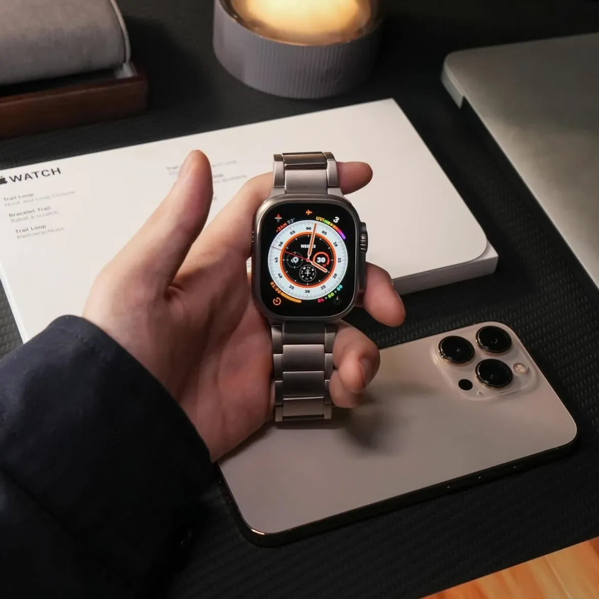 Titanium Apple Watch band