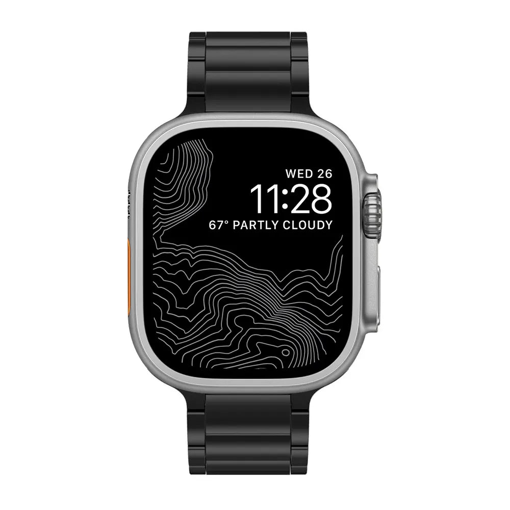 Titanium Apple Watch band#color_black