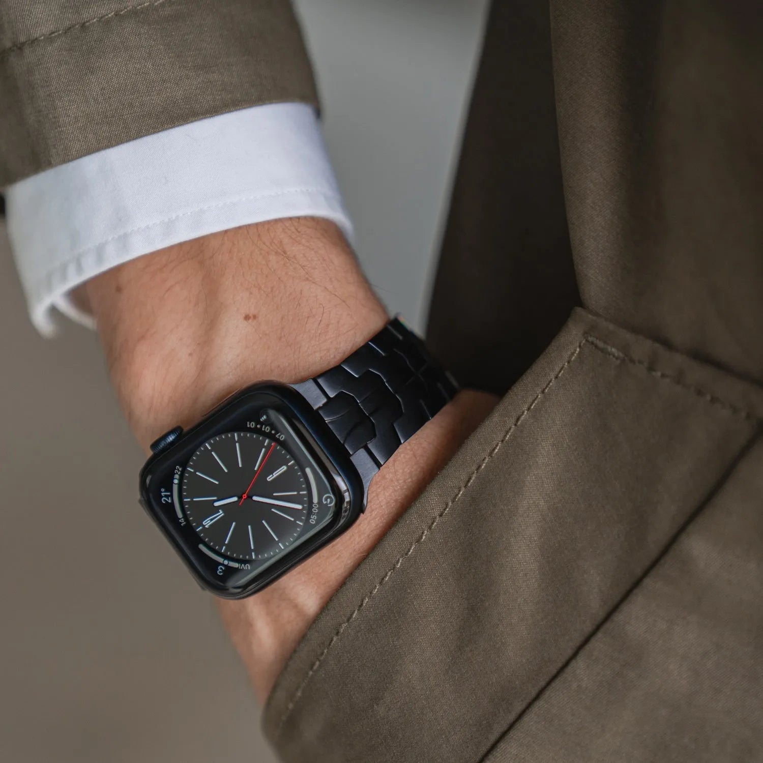 Apple Watch Ultra titanium band#color_black