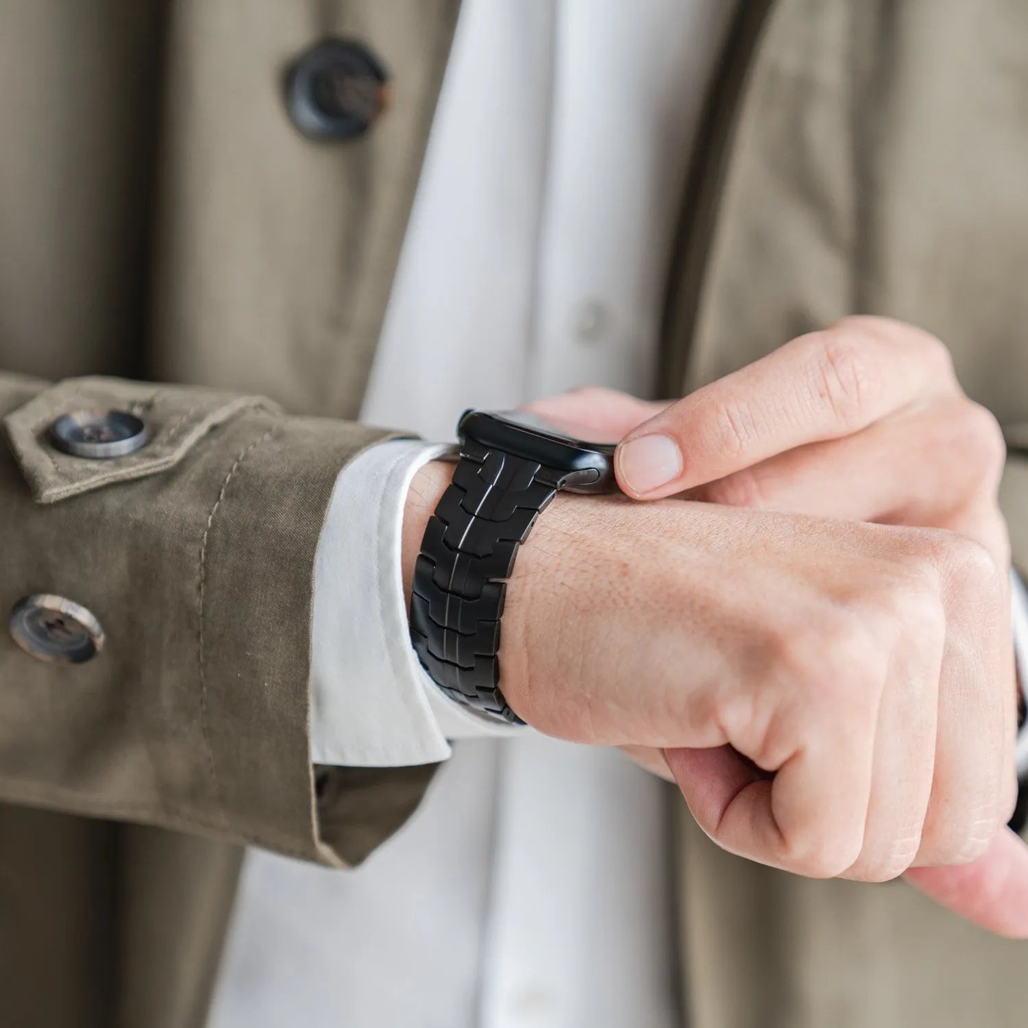 Apple Watch Ultra titanium band#color_black