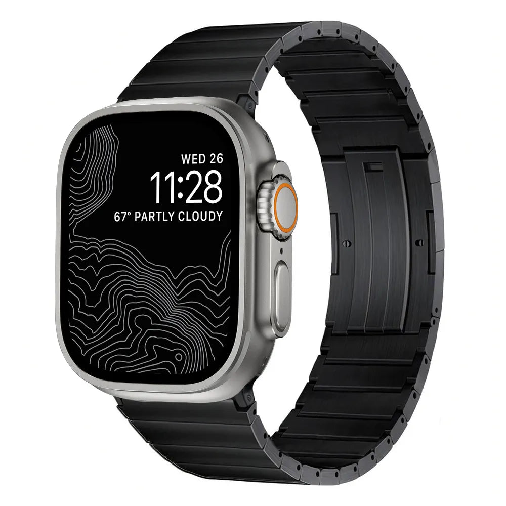 Apple Watch titanium band#color_black