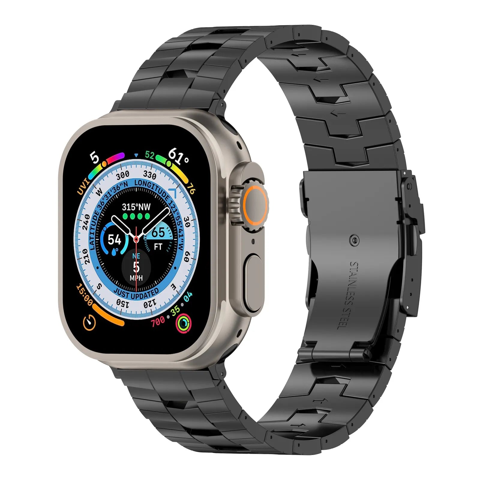 Apple Watch Ultra titanium band#color_black