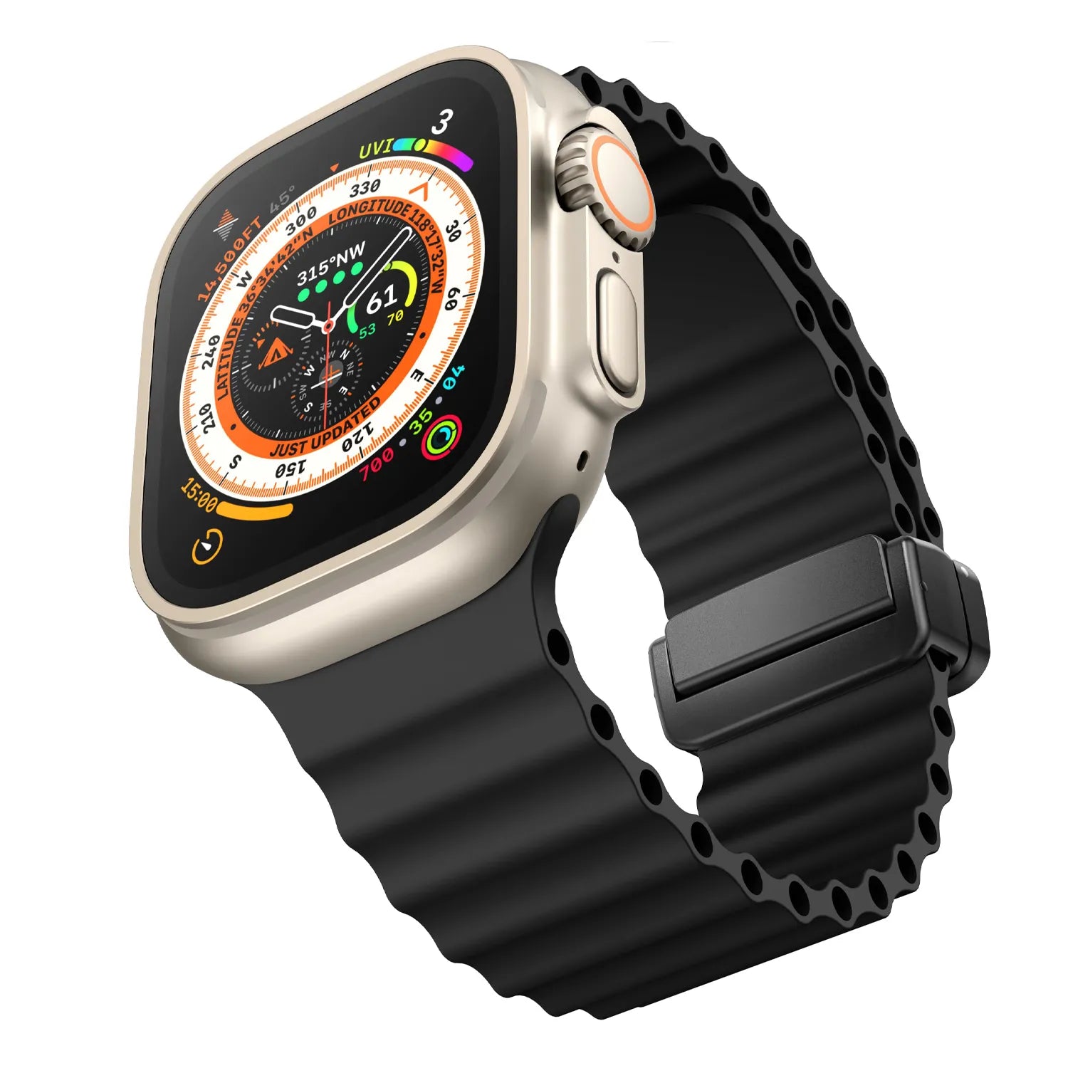 Apple Watch ocean band#color_black