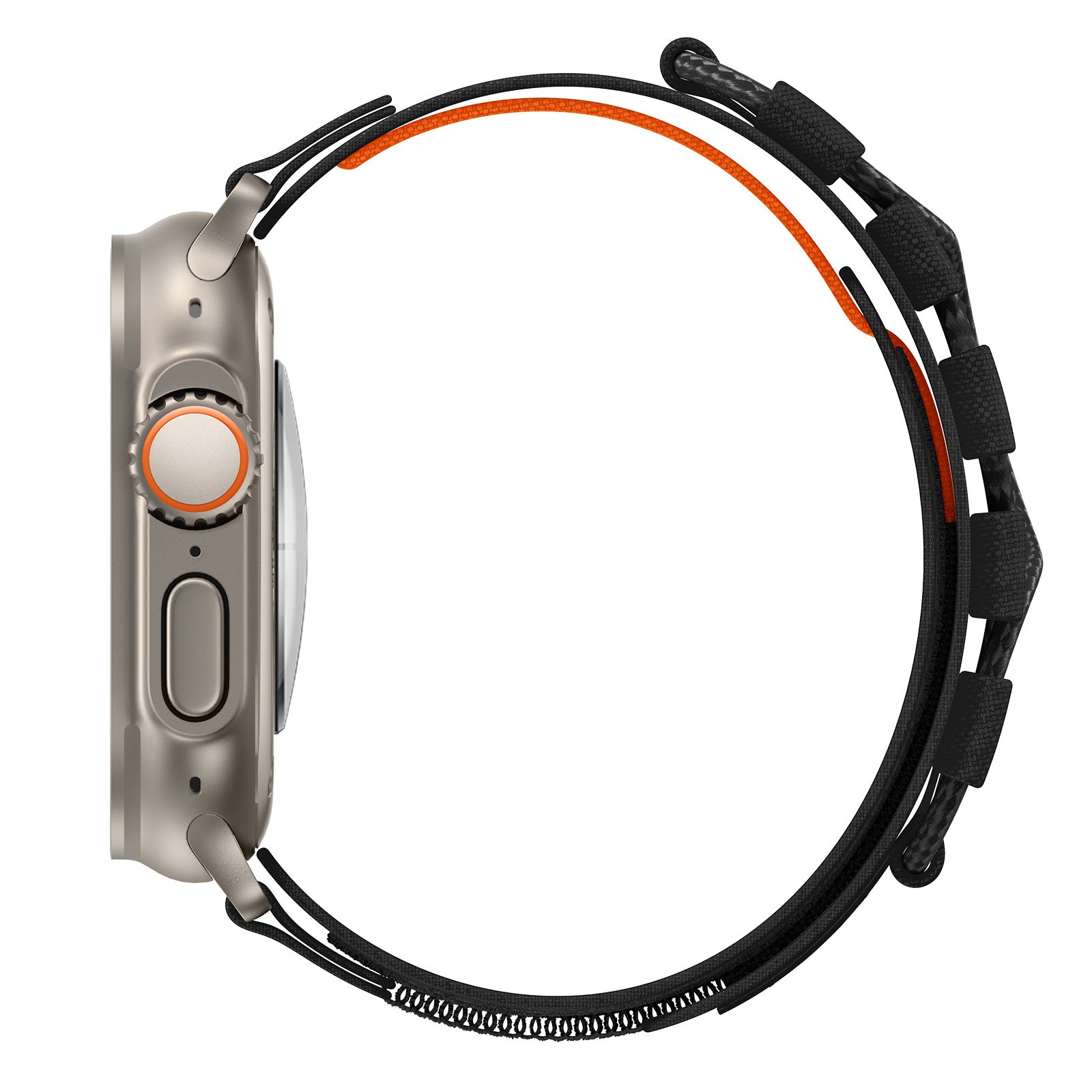 Apple Watch nylon band#color_black