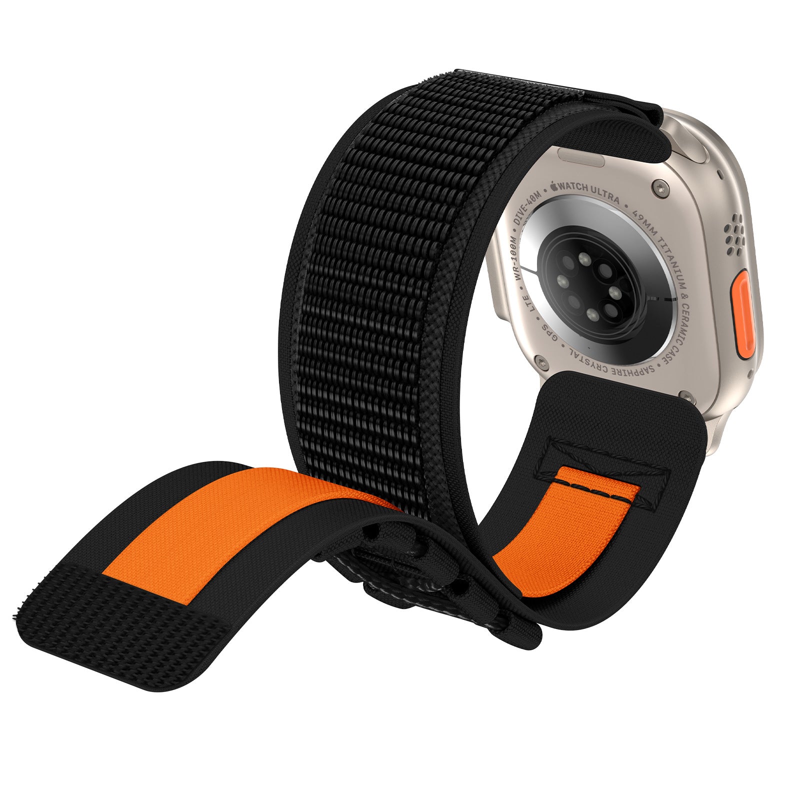 Apple Watch nylon band#color_black