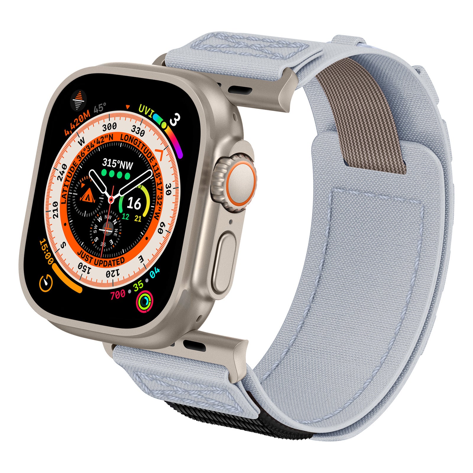 Apple Watch nylon band#color_gray