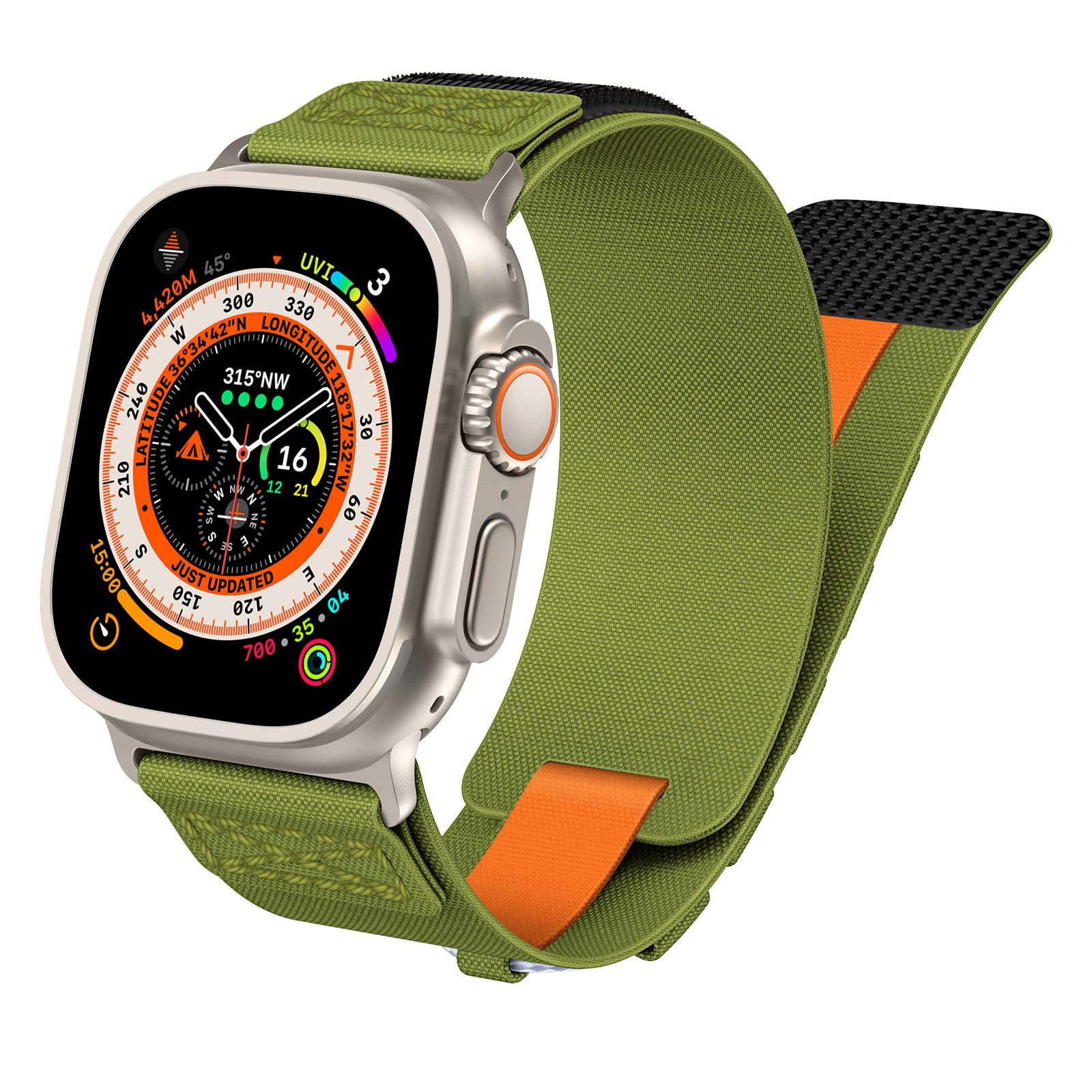 Apple Watch nylon band#color_green