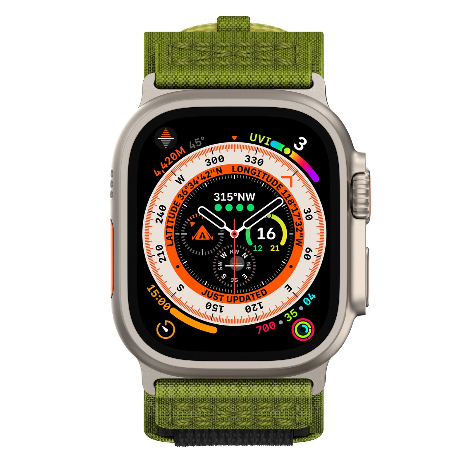 Apple Watch nylon band#color_green