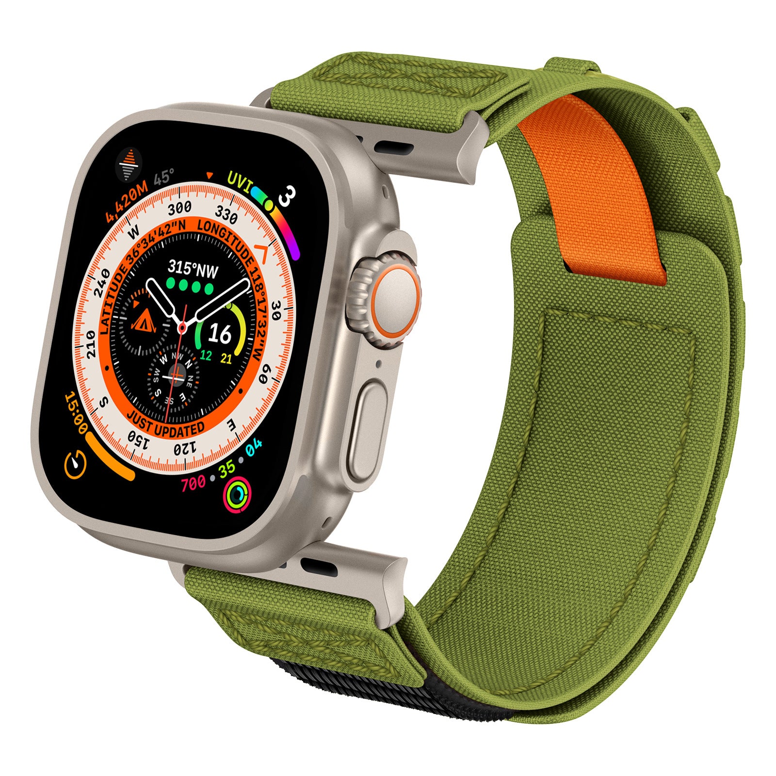 Apple Watch nylon band#color_green