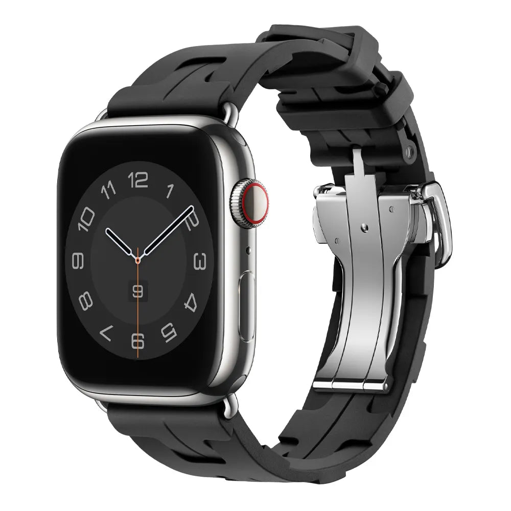 Apple Watch silicone band#color_black