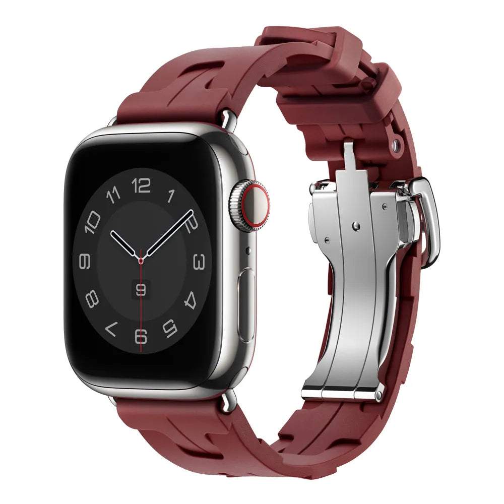 Apple Watch silicone band#color_rouge red