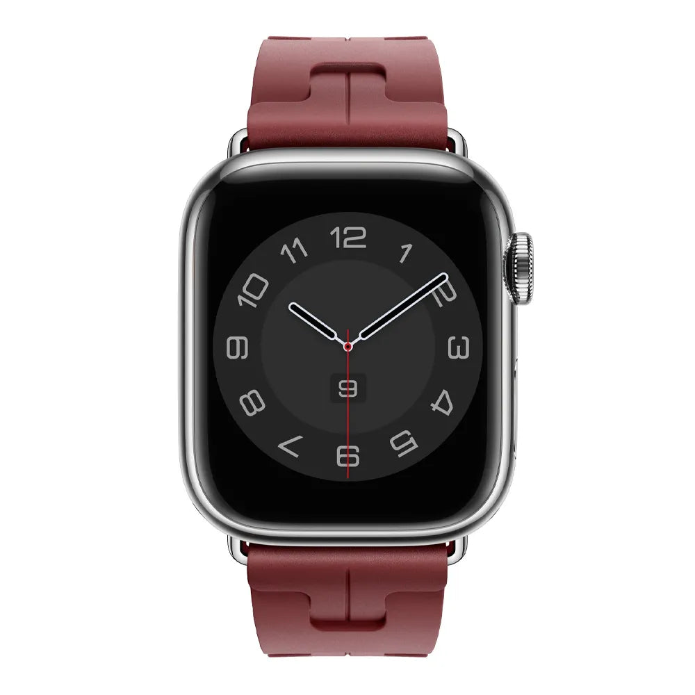 Apple Watch silicone band#color_rouge red
