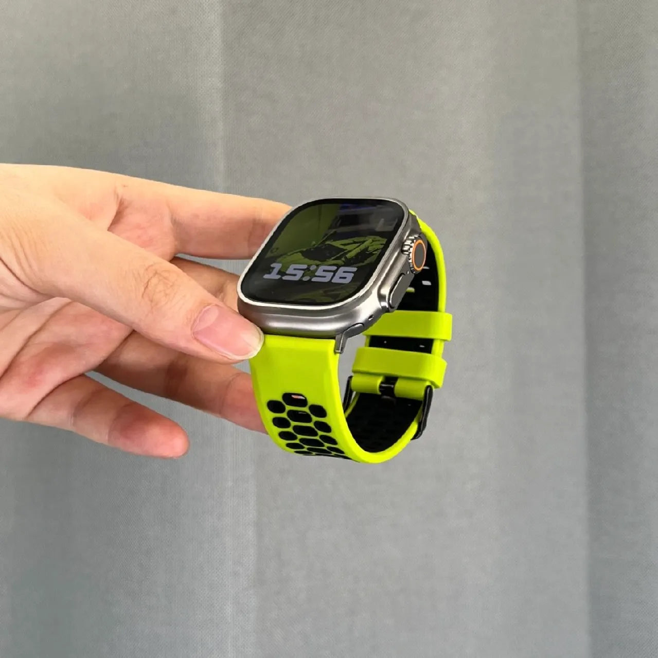 Apple Watch silicone band#color_neon green