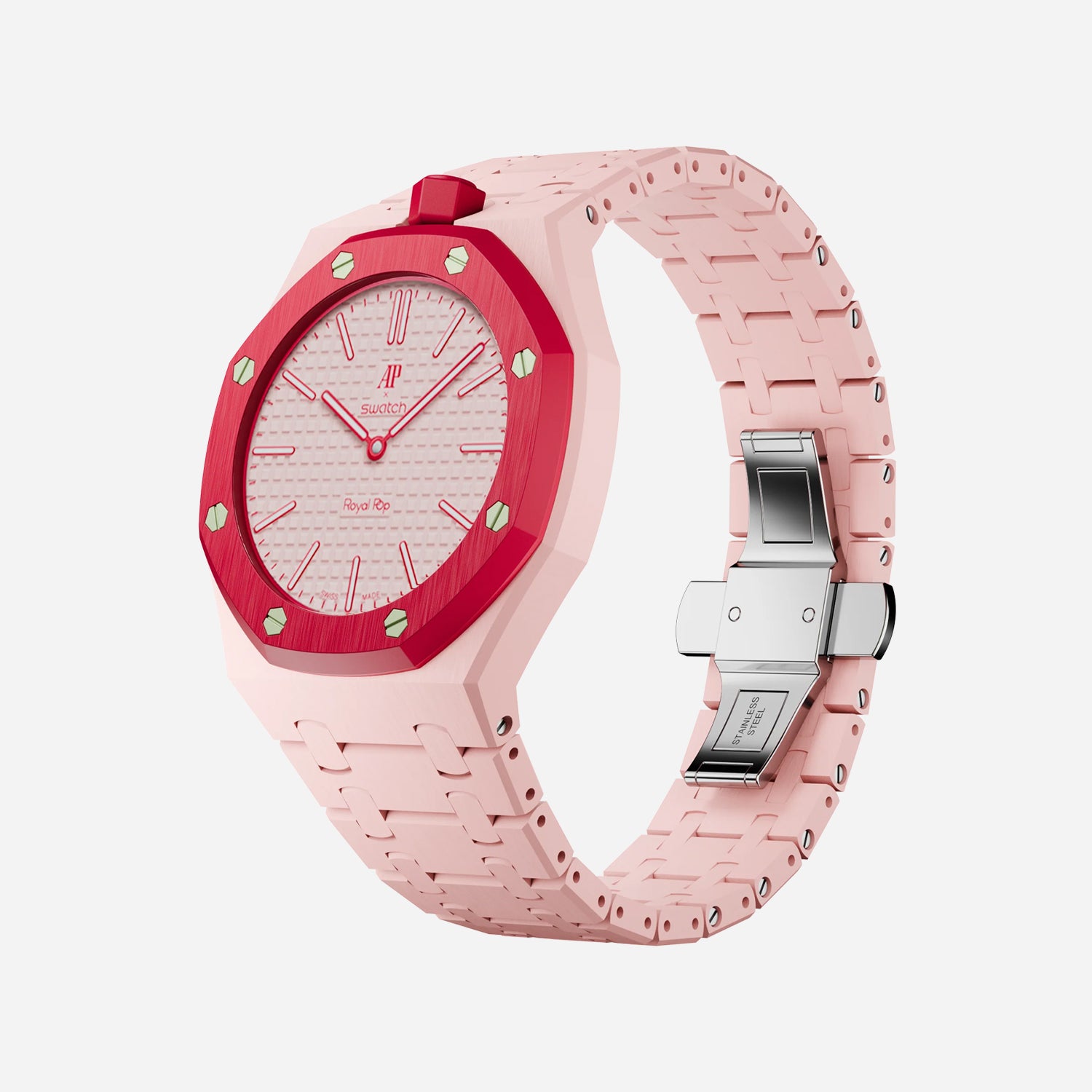 Bioceramic Strap & Case for AP x Swatch Royal Pop OTTO ROSSO