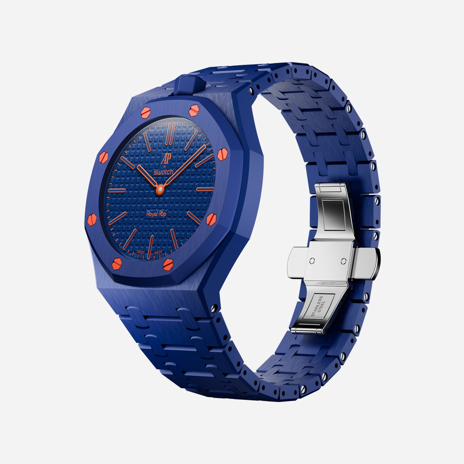 Bioceramic Strap & Case for AP x Swatch Royal Pop ORENJI HACHI