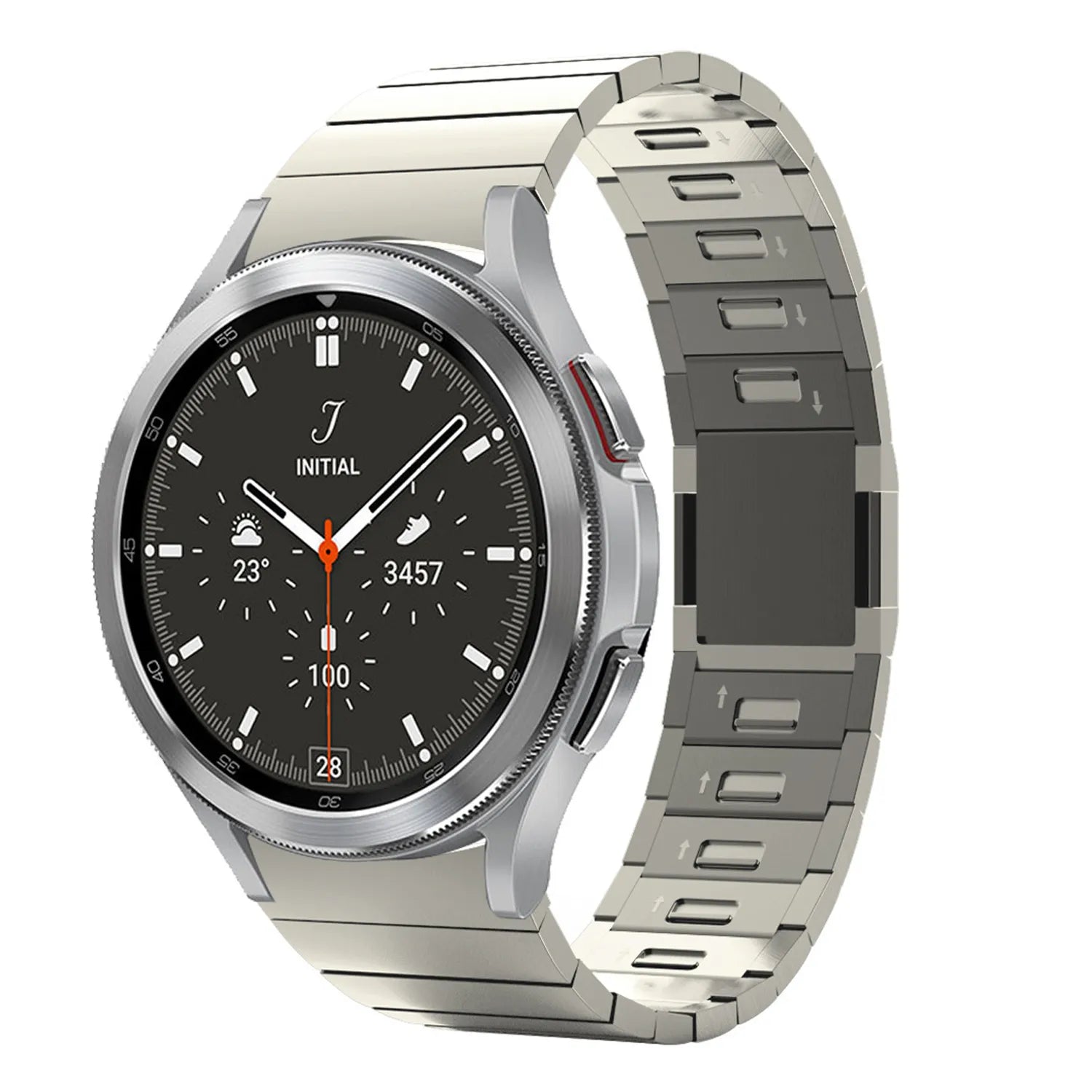 Galaxy Watch steel band#color_titanium