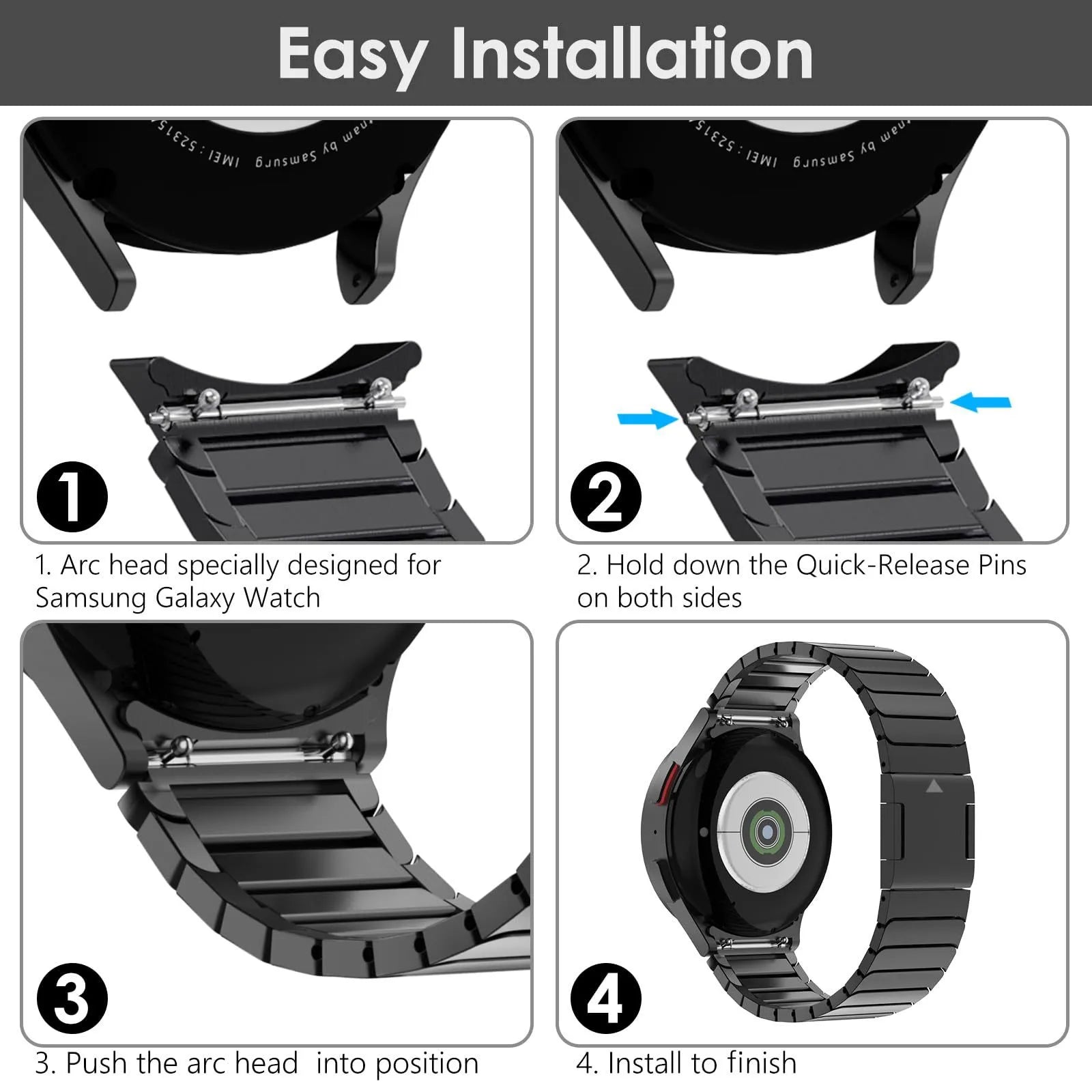 Galaxy Watch Steel Band | S04