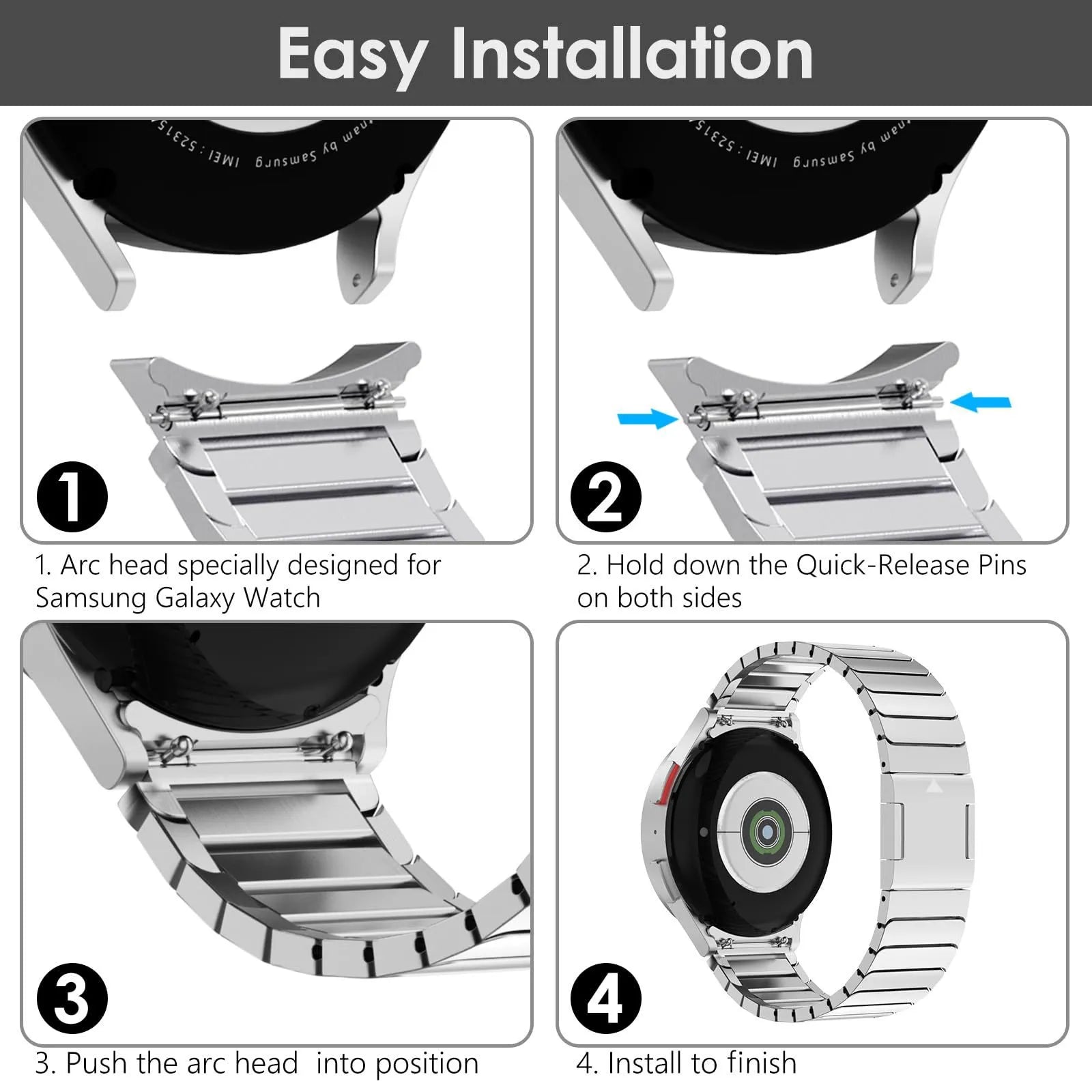 Galaxy Watch Steel Band | S04